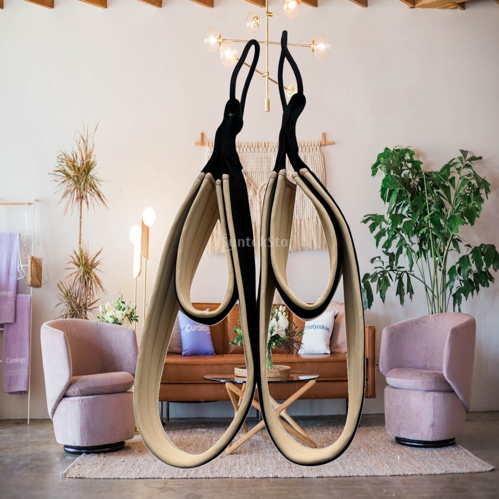 Home Gym Pilates - 필라테스 오버헤드 핸들 논슬립 그립 필라테스