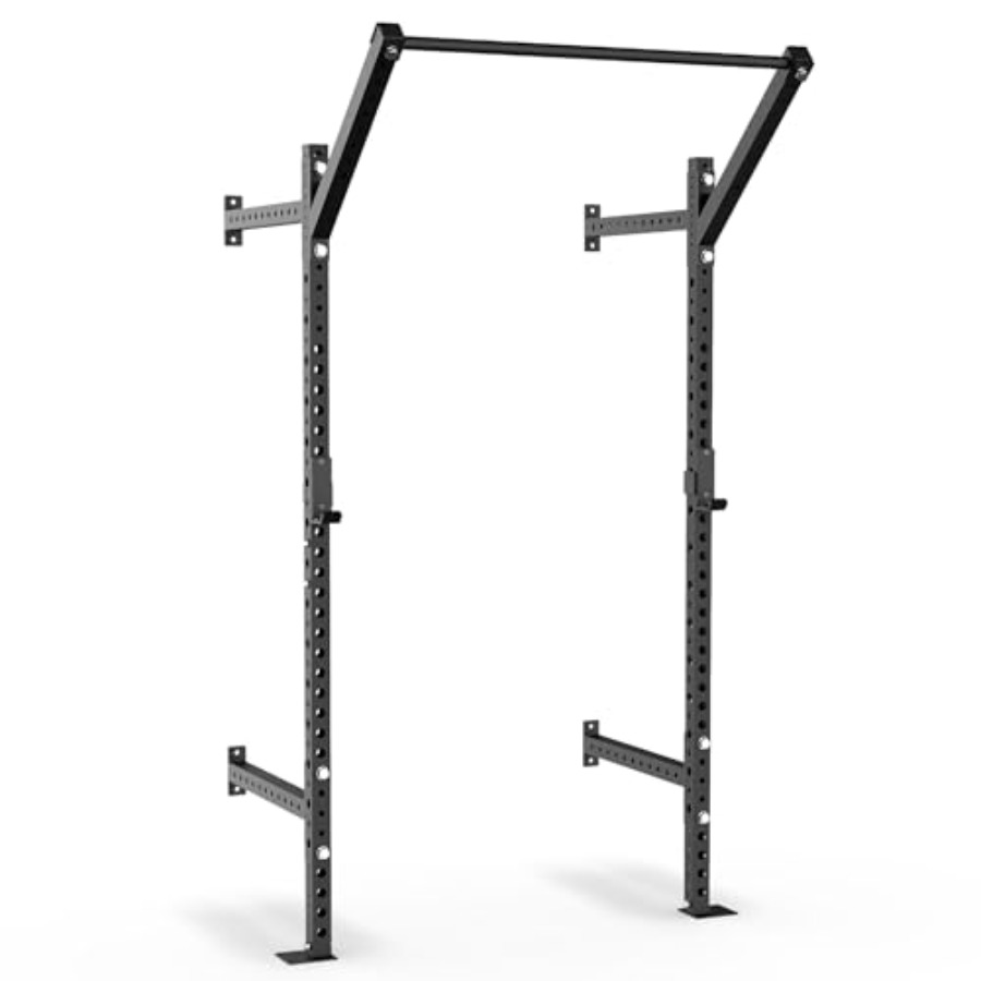 Home Gym Pull Up Bar - 가정용 벽걸이 스쿼트 랙, 스틸 구조,