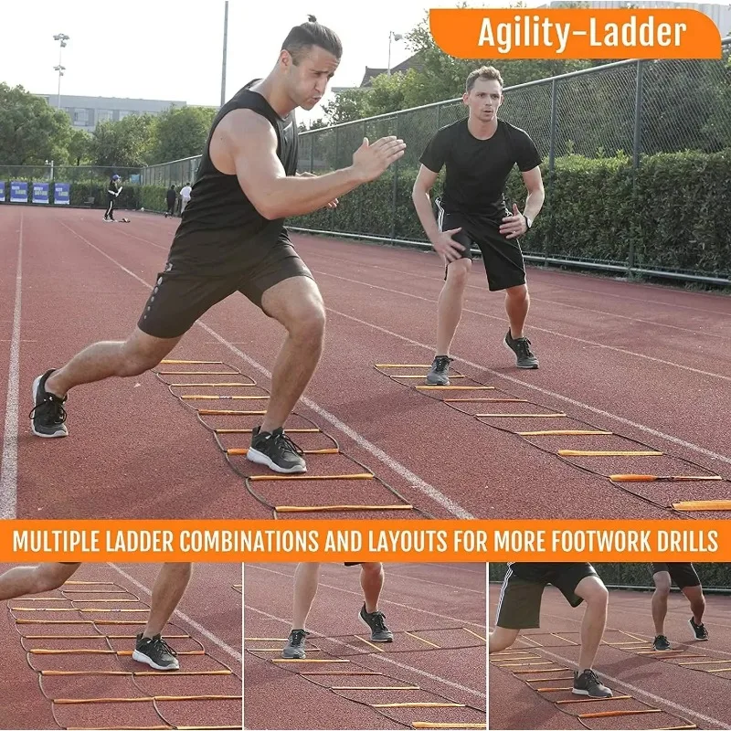 이중 목적 축구 훈련 점프 사다리 다기능 민첩성 사다리 - Agility Ladder Speed 리뷰 및 가격