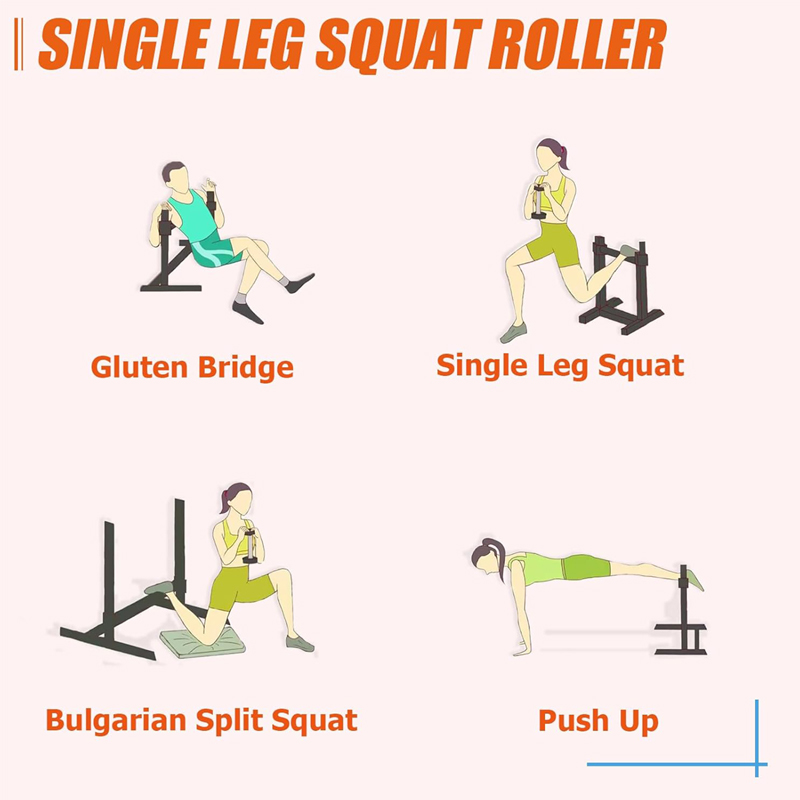 조절 가능한 싱글 레그 스쿼트 스탠드 - 다리 근력 강 - Leg Home Gym Workout 리뷰 및 가격