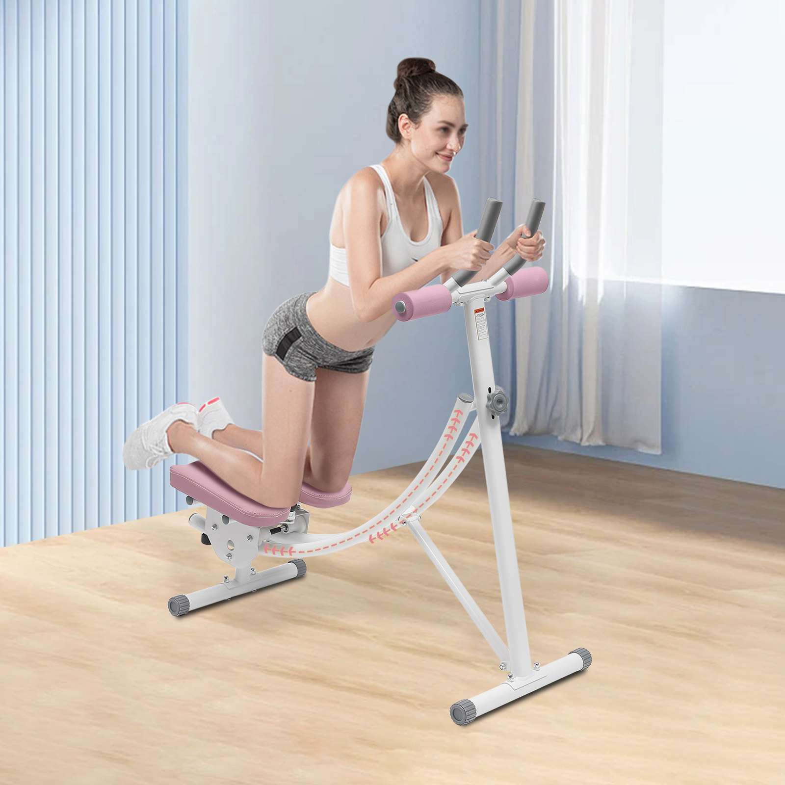 복부 운동 기구 조절 가능한 복부 트레이너 접이식 복부 - Home Gym Hack 리뷰 및 가격