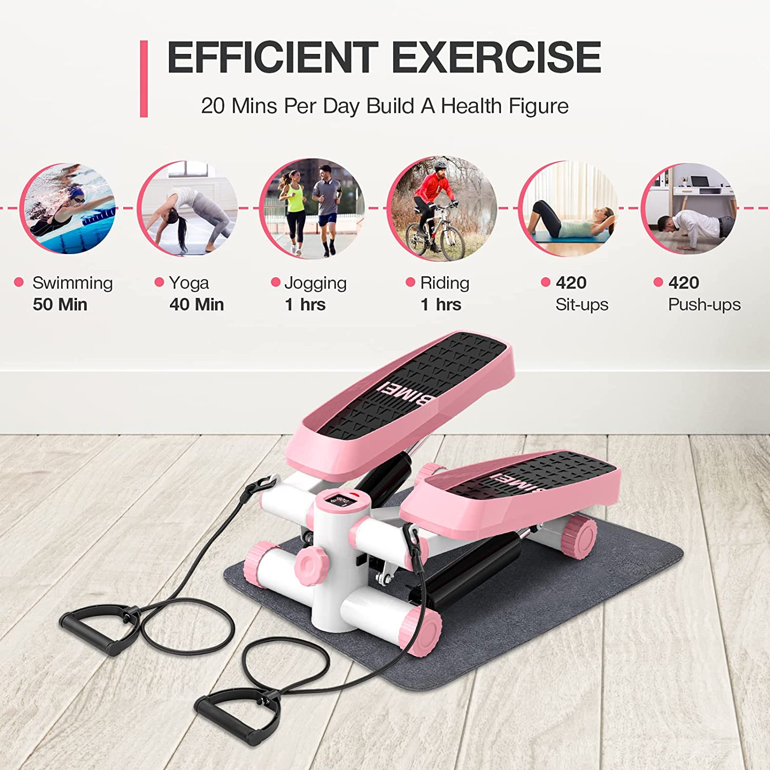 휴대용 홈짐 미니 피트니스 스테퍼 운동기구 LCD 디스 - Leg Home Gym Workout 리뷰 및 가격