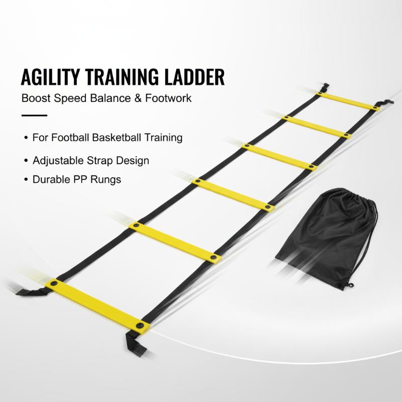 헤비 듀티 민첩성 사다리, 나일론 스트랩, 축구 선수  - Agility Ladder Speed 리뷰 및 가격