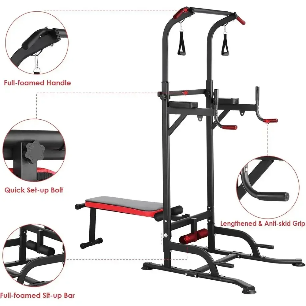 올인원 조절식 홈짐 (벤치, 풀업바, 딥스테이션, 4개 - Home Gym Pull Up Bar 리뷰 및 가격