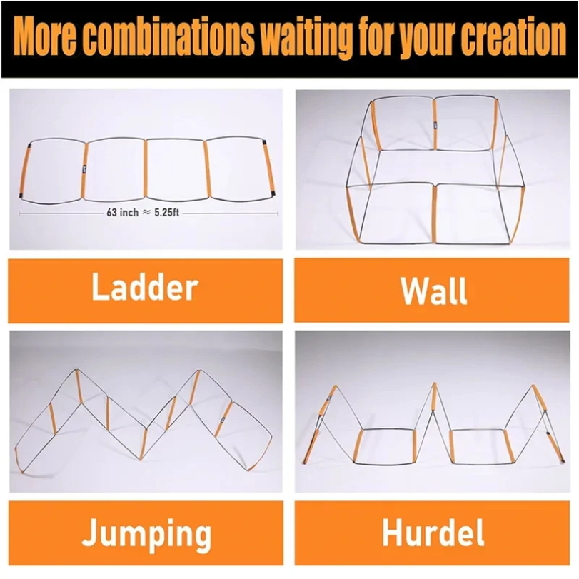 듀얼 퓨즈 축구 훈련 점핑 사다리 다기능 민첩성 사다리 - Agility Ladder Speed 리뷰 및 가격